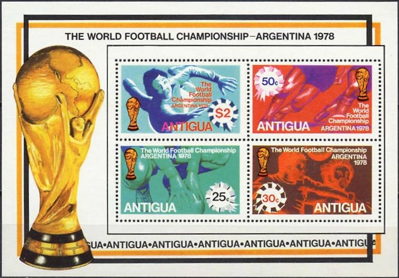 1978 World Cup soccer Championship in Argentina Souvenir Sheet