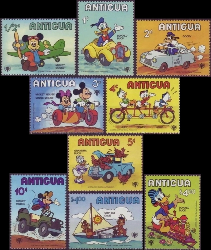 1980 International Year of the Child (Disney Characters) Stamps