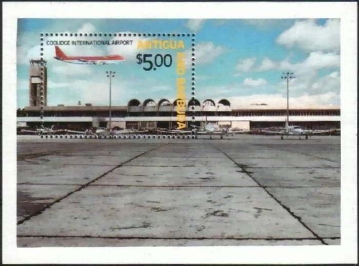 1982 Opening of Coolidge International Airport Souvenir Sheet