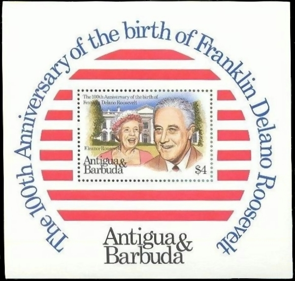 1982 Birth Centenary of Franklin D. Roosevelt Souvenir Sheet
