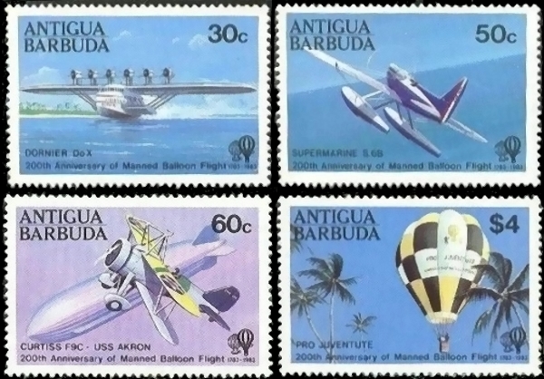 1983 Bicentenary of Manned Flight Stamps