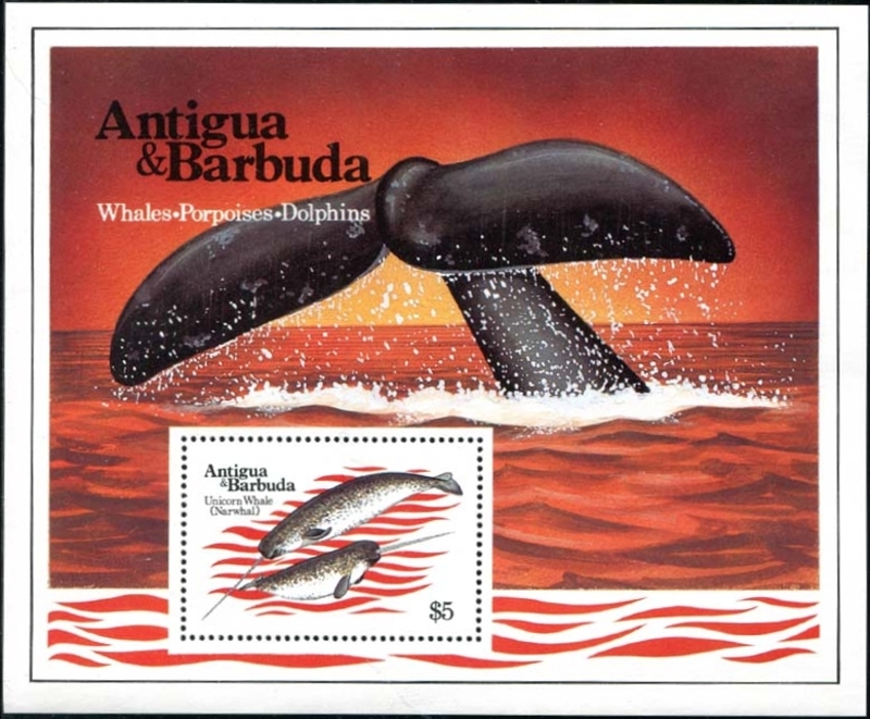 1983 Whales Souvenir Sheet