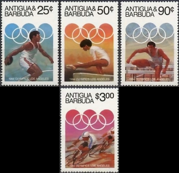 1984 Olympic Games in Los Angeles Stamps