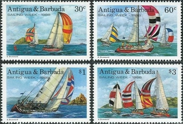 1988 Sailing Week Stamps