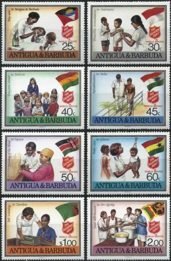 1988 Salvation Army's Community Service Stamps