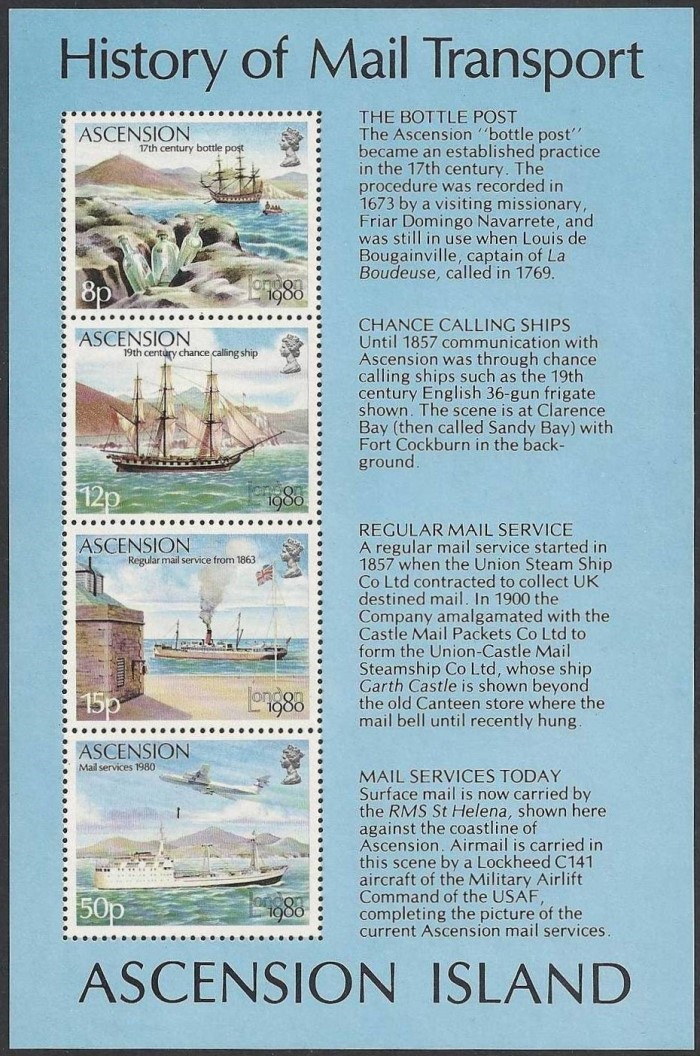 1980 LONDON International Stamp Exhibition Souvenir Sheet