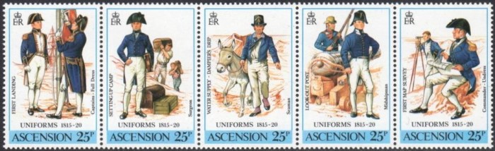 1987 Military Uniforms (1st issue) Stamps