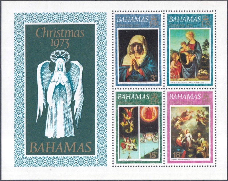 1973 Christmas Souvenir Sheet