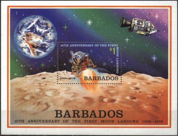 1979 Space Exploration Souvenir Sheet