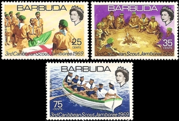 1969 Caribbean Boy Scout Jamboree Stamps