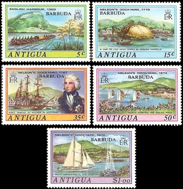 1975 Nelson's Dockyard Stamps