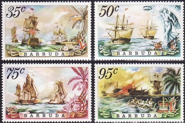 1975 Sea Battles Stamps