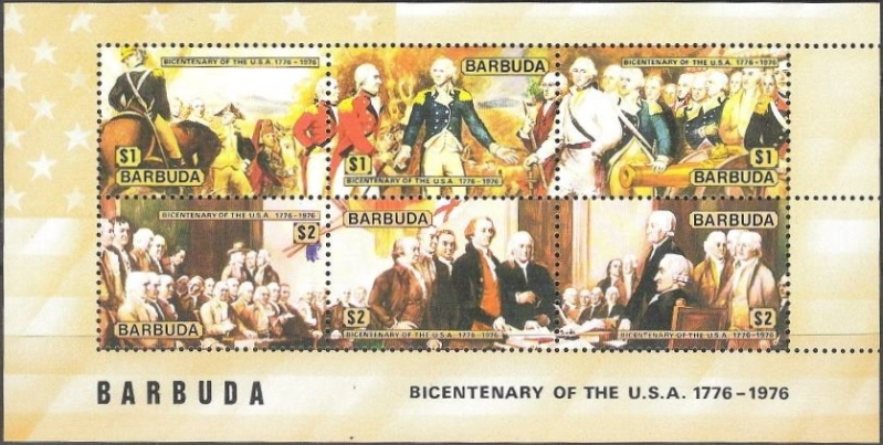 1976 Bicentenary of the American Revolution 237d Souvenir Sheet