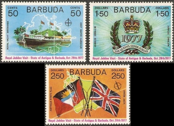 1977 Royal Visit (1st issue) Stamps