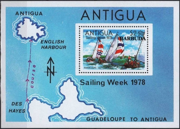 1978 Sailing Week Souvenir Sheet