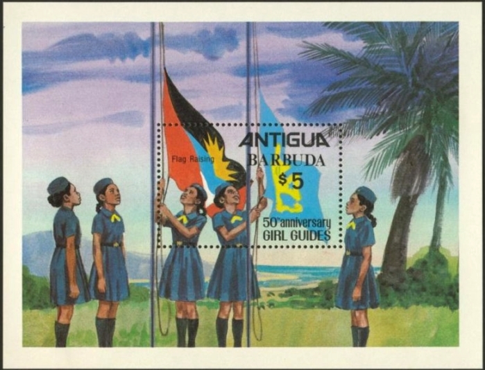 1981 50th Anniversary of Girl Guides Movement Souvenir Sheet