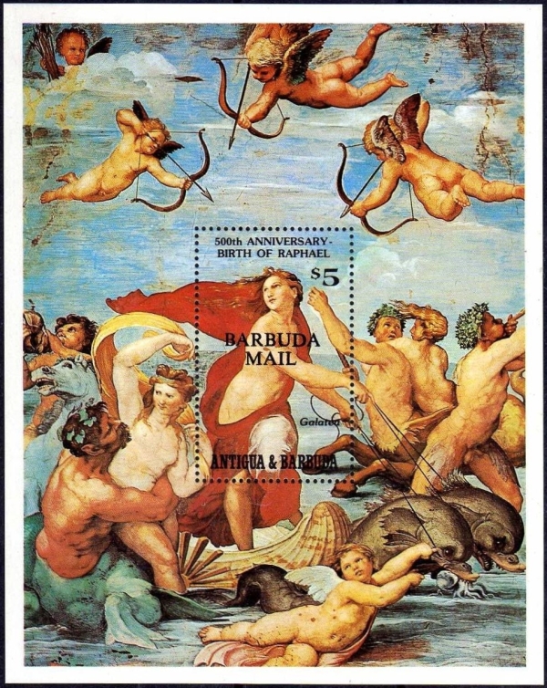 1983 500th Birth Anniversary of Raphael Souvenir Sheet