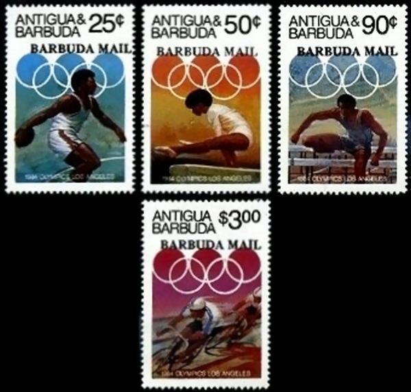 1984 Olympic Games in Los Angeles (1st issue) Stamps