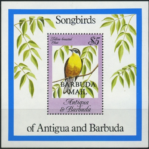 1984 Songbirds Souvenir Sheet