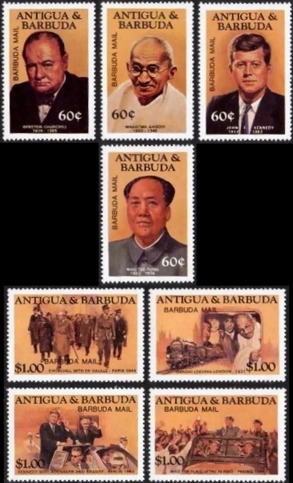 1985 Famous Leaders Stamps