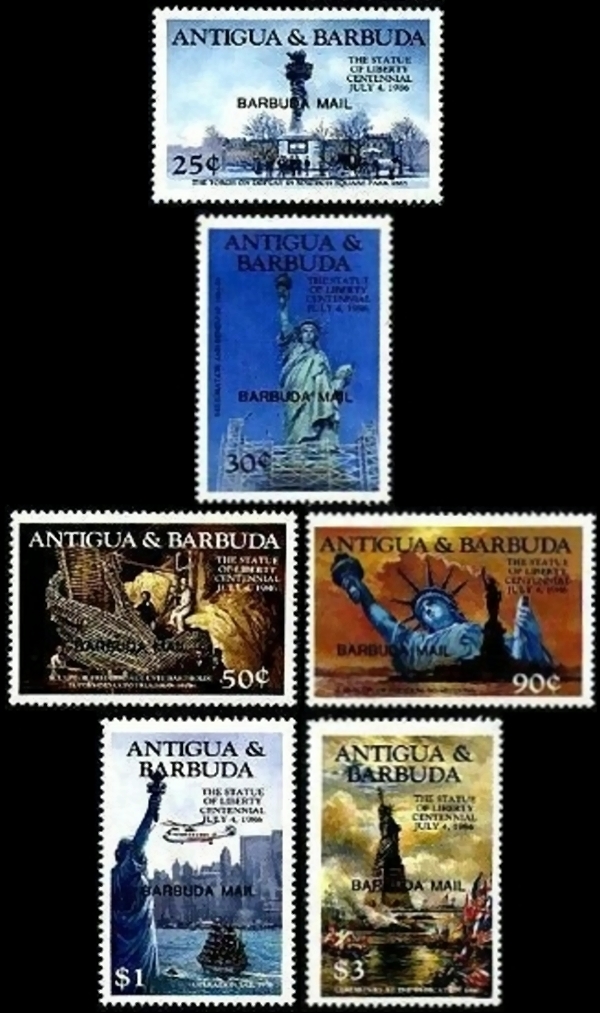 1985 Centenary of the Statue of Liberty (1986)(1st Issue) Stamps