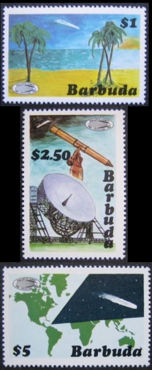 1986 Appearance of Halley's Comet (1st issue) Stamps
