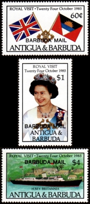 1986 Royal Visit of Queen Elizabeth II Stamps