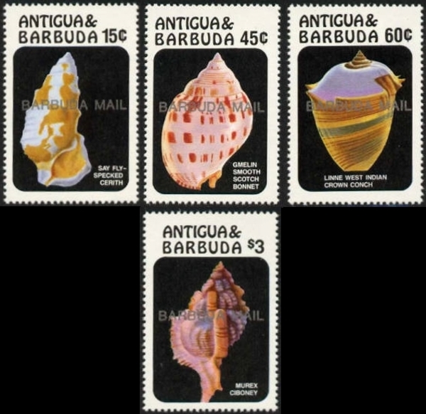 1986 Sea Shells Stamps