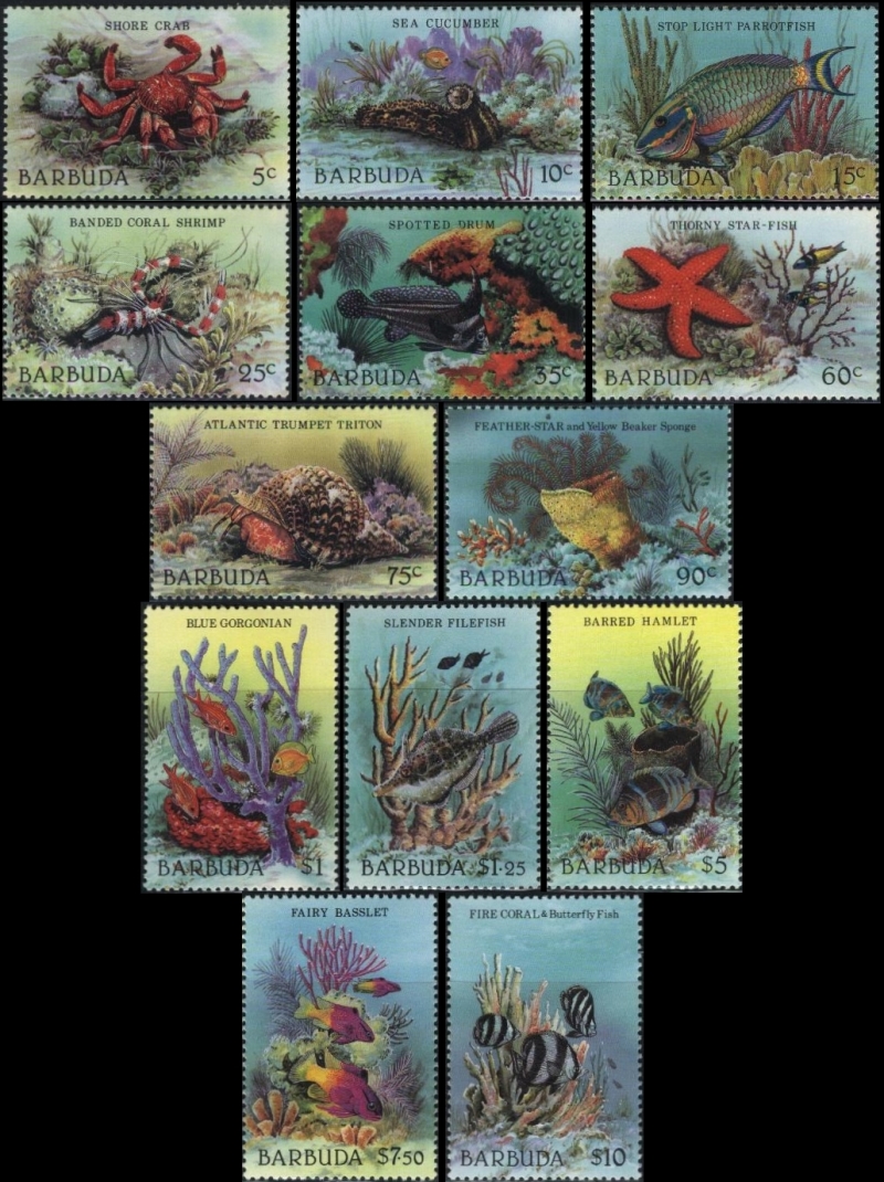 1987 Marine Life Stamps