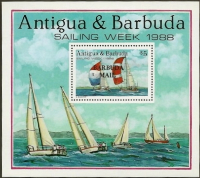 1988 Sailing Week Souvenir Sheet