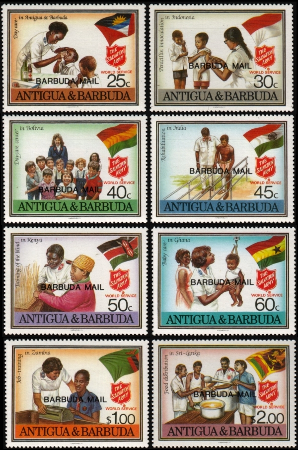 1988 Salvation Army's Community Service Stamps