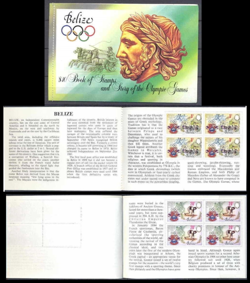 1984 Olympic Games, Los Angeles Booklet