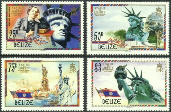 1986 Centenary of the Statue of Liberty Stamps
