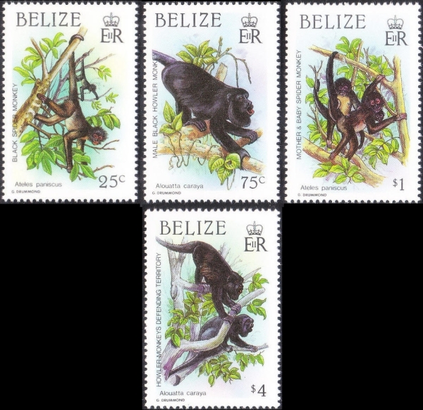 1987 Primates Stamps