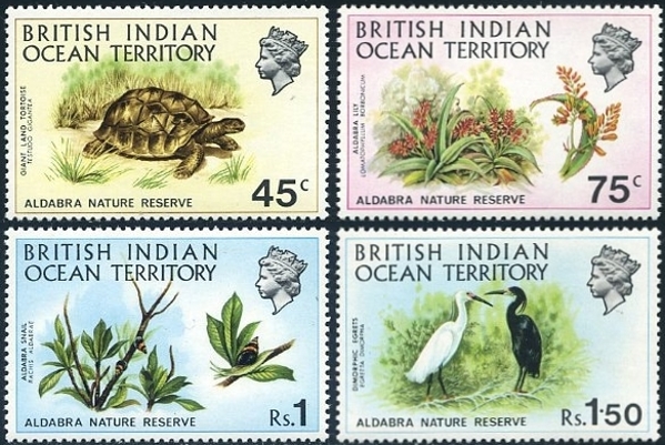 1971 Aldabra Nature Reserve Stamps
