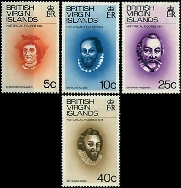 1974 Famous Explorers Stamps