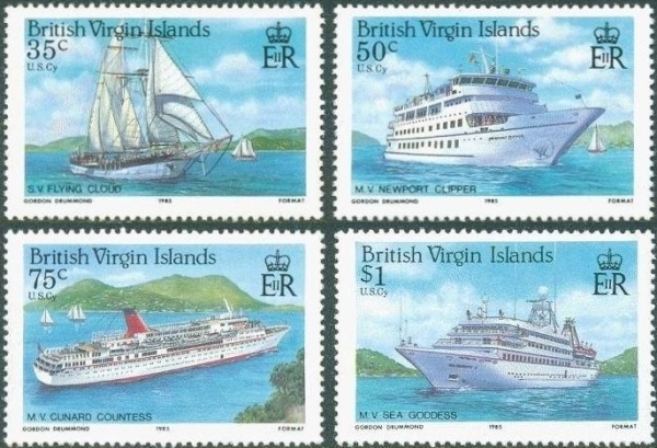 1986 Visiting Cruise Ships Stamps