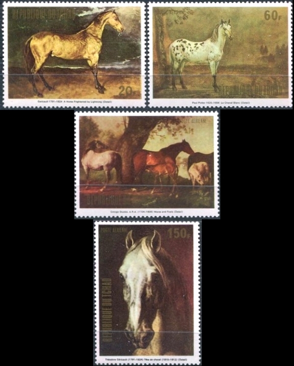 1973 Famous Horse Paintings Stamps