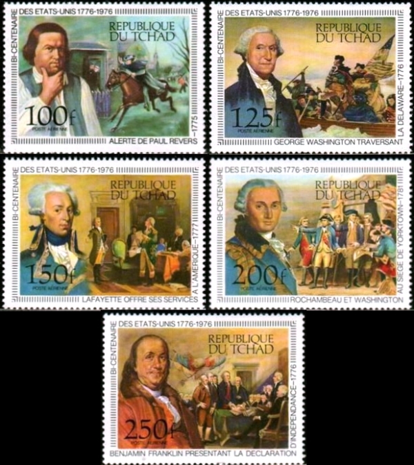 1976 American Bicentennial Stamps