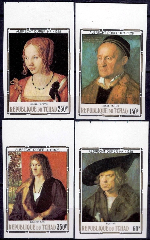 1978 Dürer Paintings Imperforate Stamps