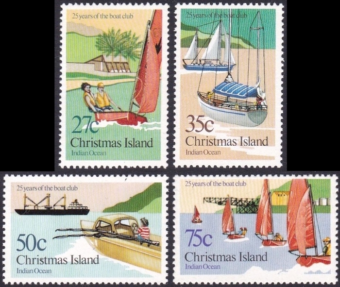1983 25th Anniversary of the Boat Club Stamps