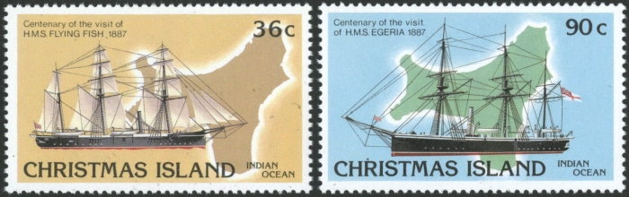 1987 Centenary of Visiting Ships Stamps