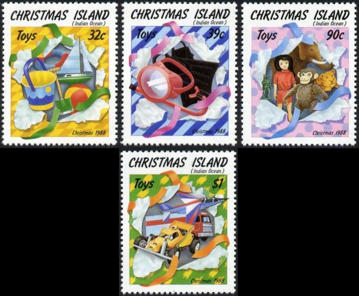 1988 Christmas Presents Stamps