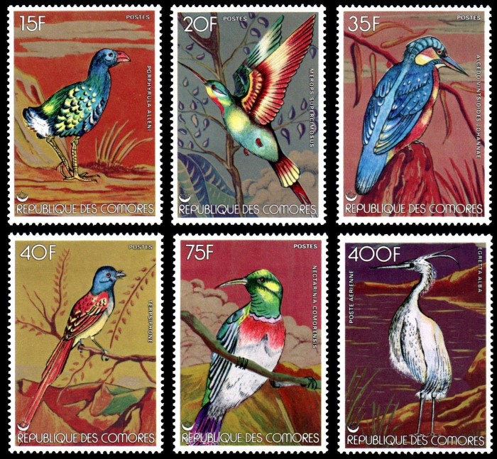 Comoro Islands 1978 Birds Stamps