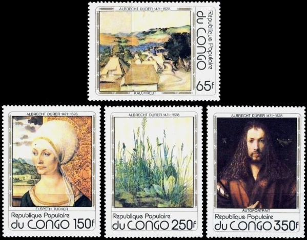 Congo 1978 Paintings by Dürer Stamps