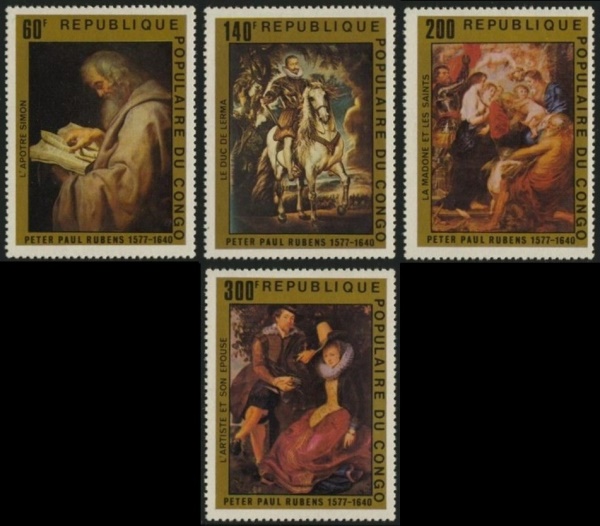 Congo 1978 Rubens Paintings Stamps