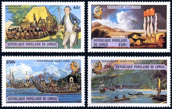 Congo 1979 Death Bicentenary of Captain James Cook Stamps