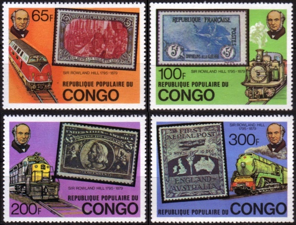 Congo 1979 Death Centenary of Sir Rowland Hill Stamps
