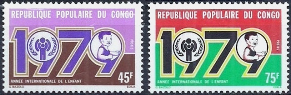 Congo 1979 Year of the Child Stamps