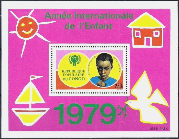 Congo 1979 Year of the Child Souvenir Sheet